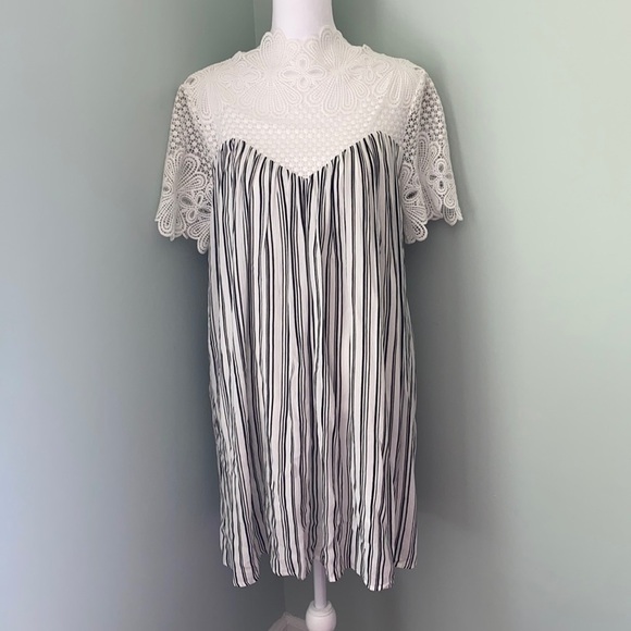 ee:som Dresses & Skirts - NWT ee:some black white stripe dress